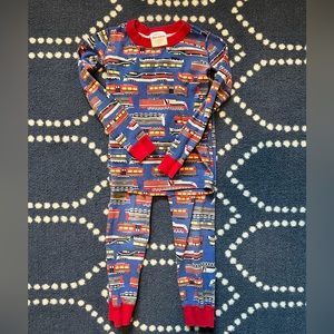 Hanna Andersson Christmas Train Pajamas